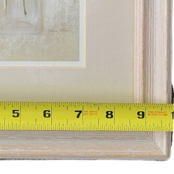 CHERI BLUM Floral Framed Print Art Vintage Wall Decor - Picture 9 of 11